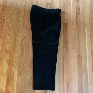 Men’s dress pants used. 36 30. Black cuffed legs